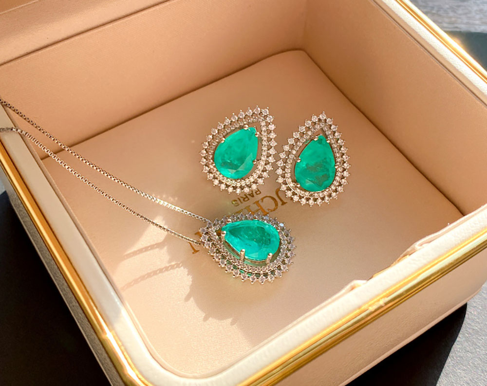 Комплект ювелирных украшений P – обзор и цена Diamond Stud Earrings