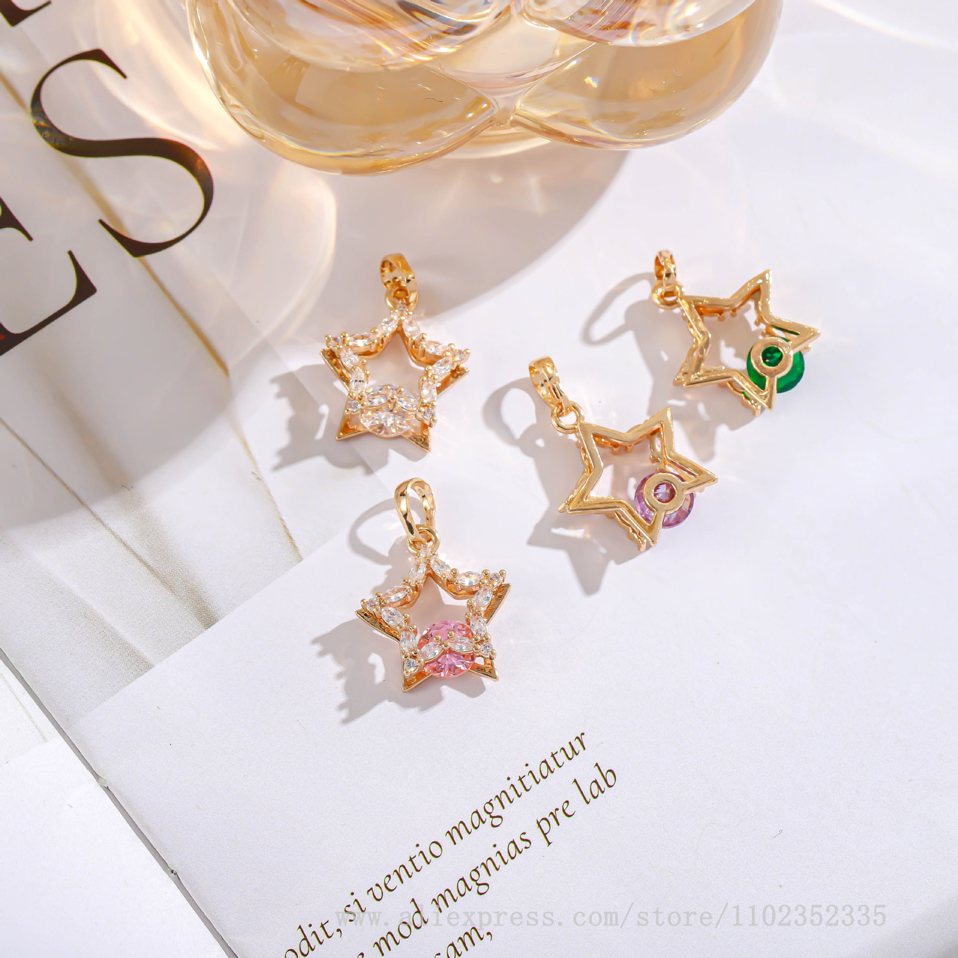 10 шт./упаковка, серьги-подвес – обзор и цена Diamond Stud Earrings