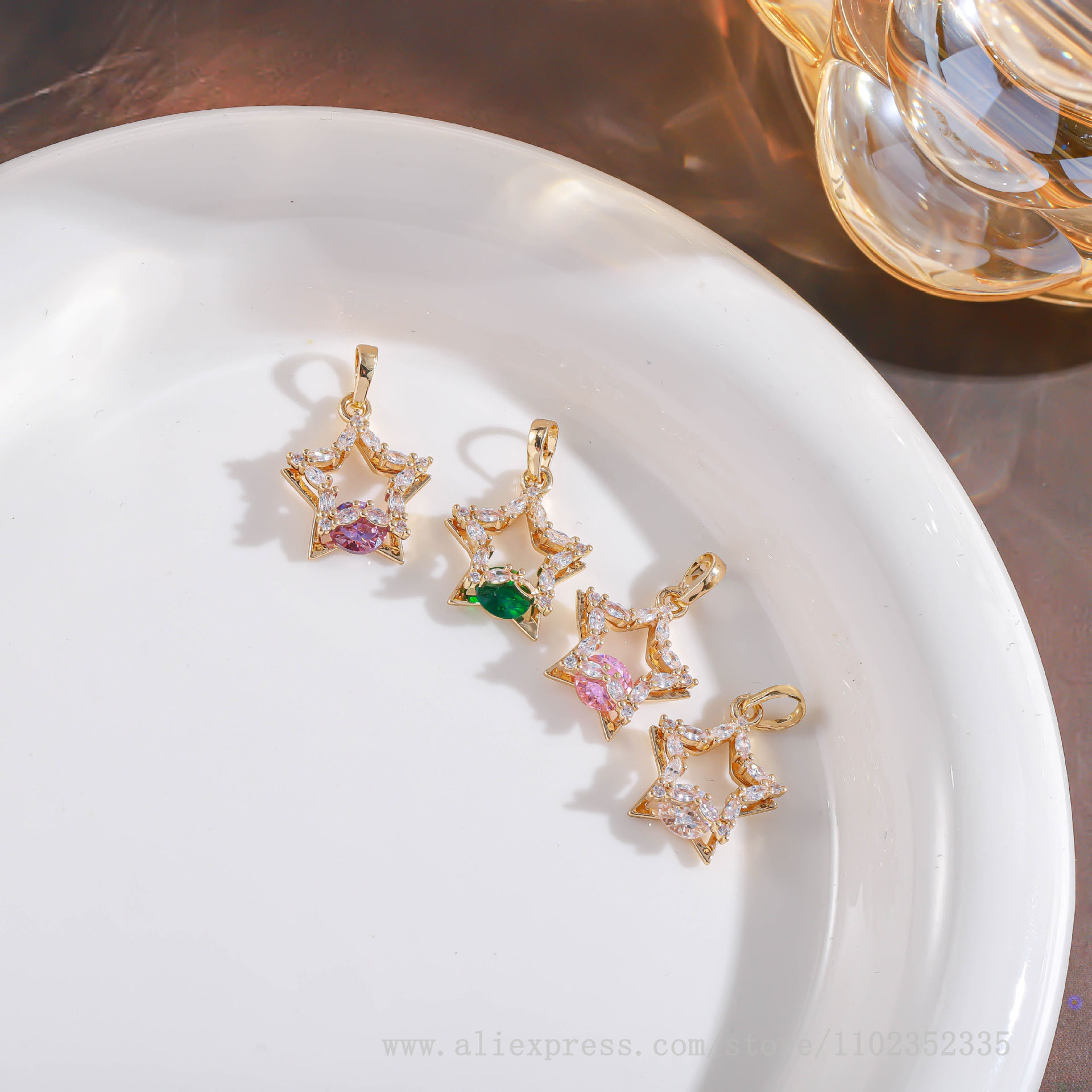 10 шт./упаковка, серьги-подвес – обзор и цена Diamond Stud Earrings