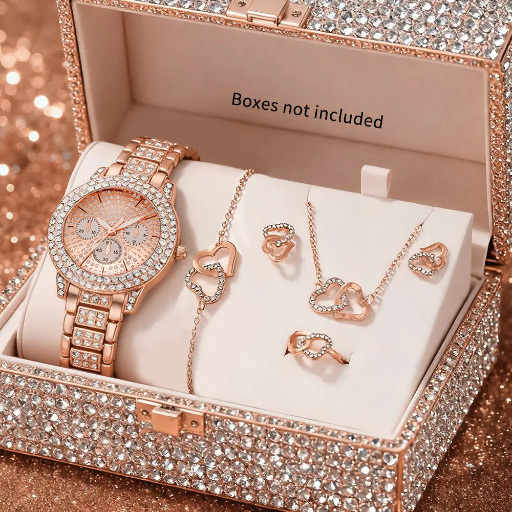 Набор из 6 предметов: женские  – обзор и цена Unique Jewelry Watches