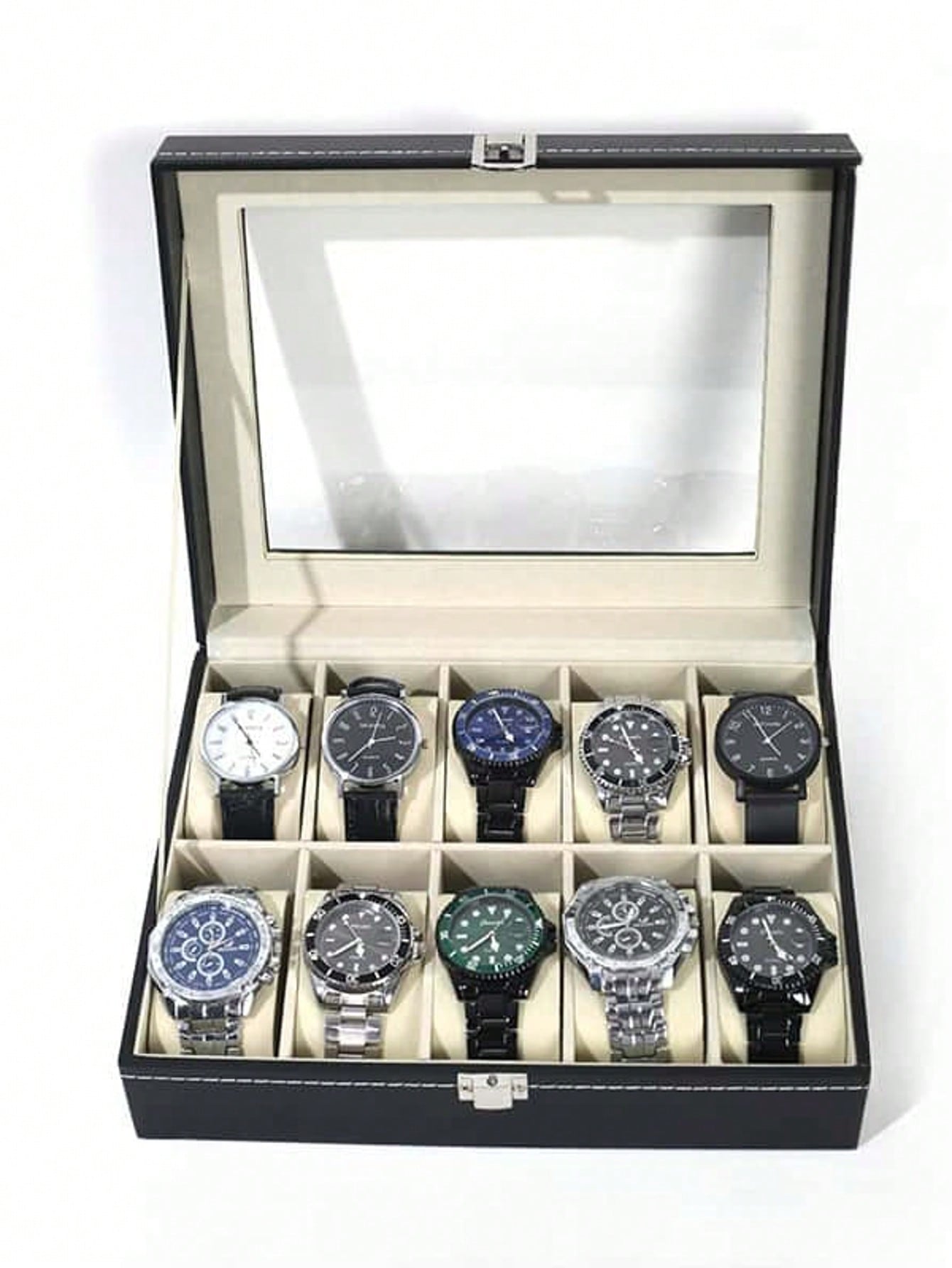 Кожаная шкатулка для часов с з – обзор и цена Jewelry And Watches Box
