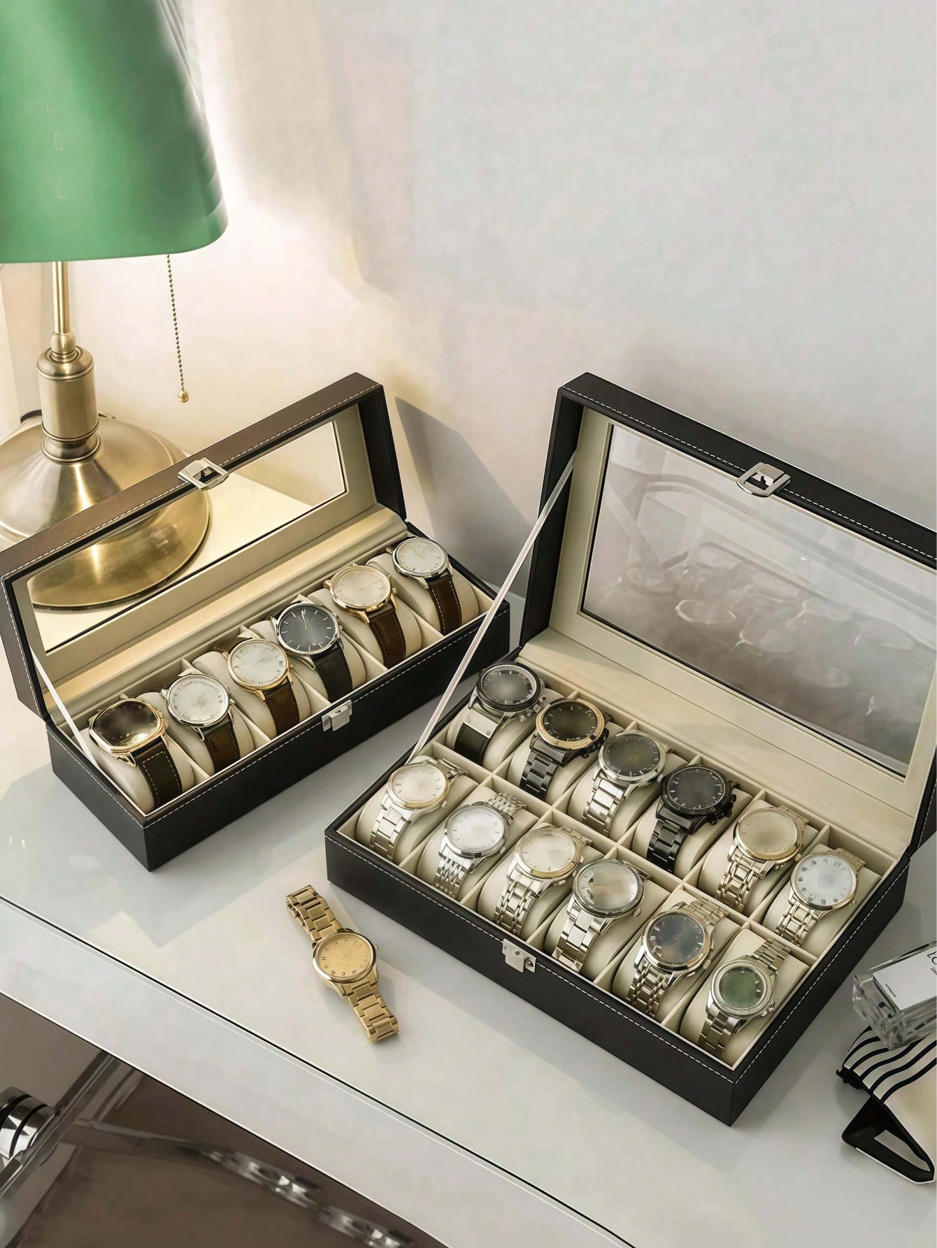 Кожаная шкатулка для часов с з – обзор и цена Jewelry And Watches Box
