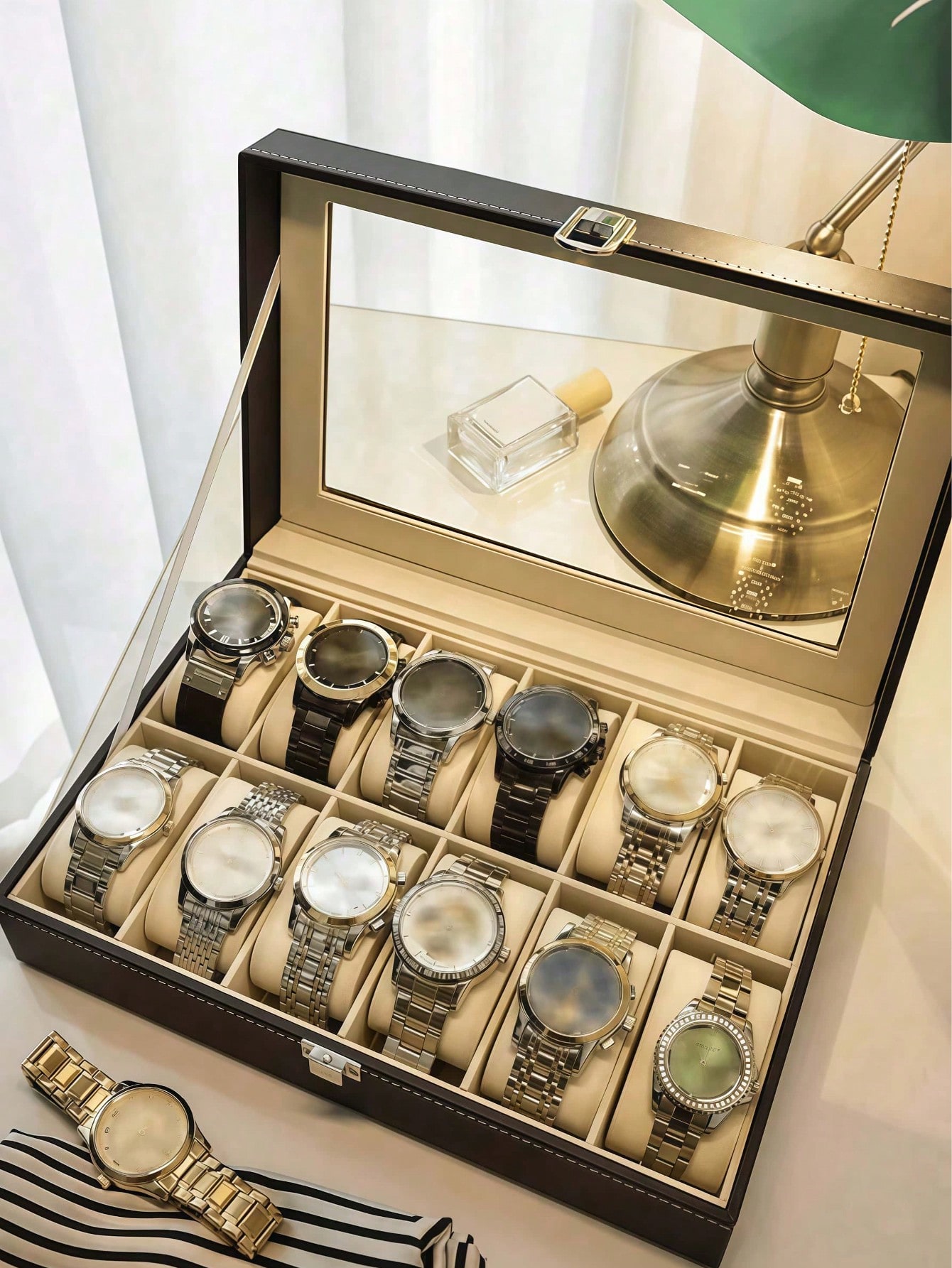 Кожаная шкатулка для часов с з – обзор и цена Jewelry And Watches Box