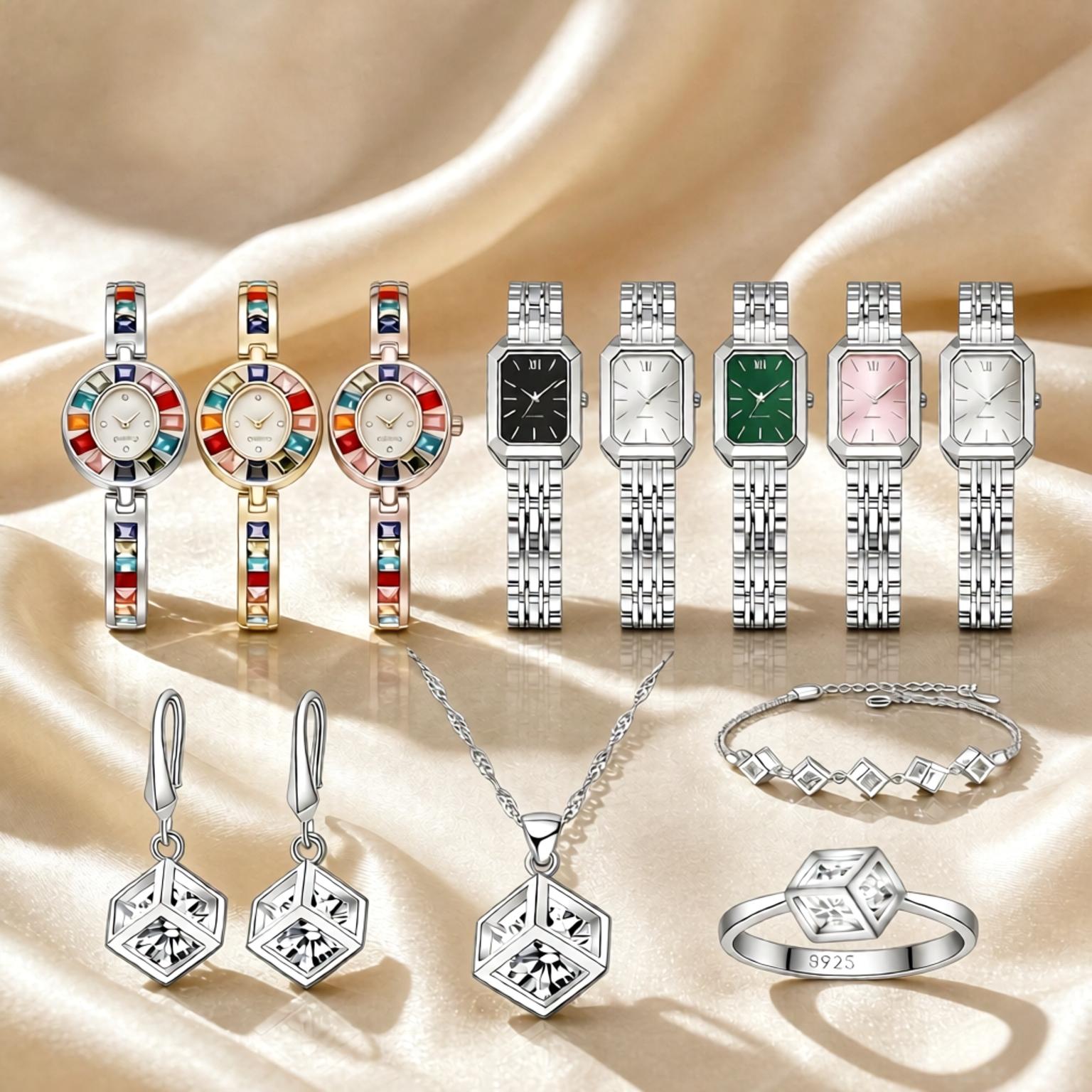 Роскошный комплект из серебра  – обзор и цена Best Jewelry Watches For Women